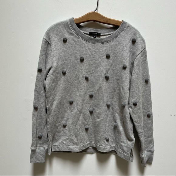 J. Crew Pom Pom Sweatshirt - Picture 2 of 7